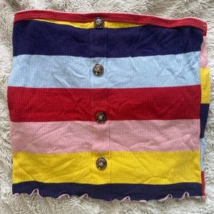 2 pattern tub tops in size S